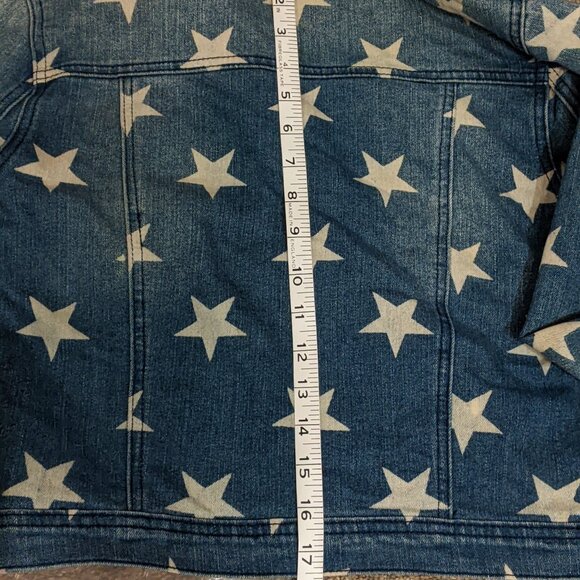 Chiole Denim Architect Cropped Jacket Girls Size M - Picture 7 of 7